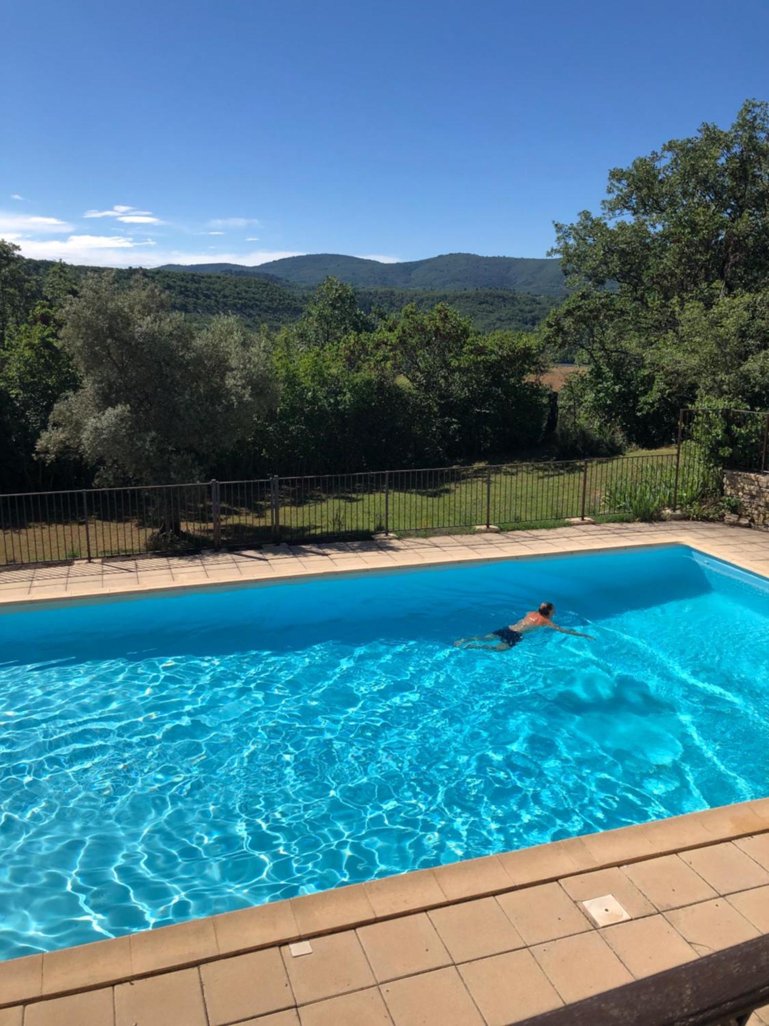 Luberon Provence Swimming Pool Terrace View For 2 Appartement Viens Buitenkant foto